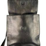 Chanel Vintage Metallic Bronze Lambskin Logo Messenger Bag 1997