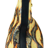 Fendi Multicolor Snakeskin Hobo Bag