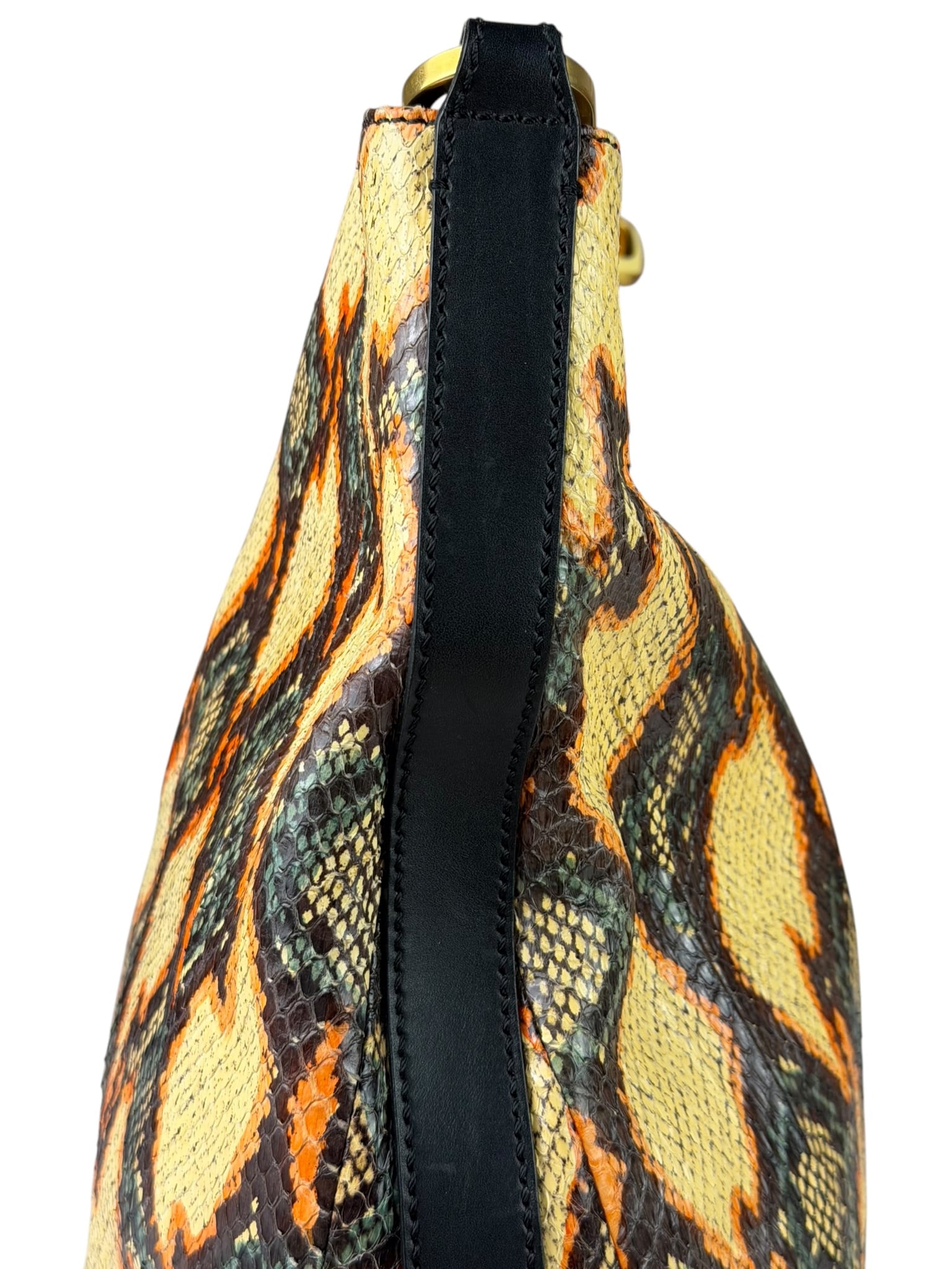 Fendi Multicolor Snakeskin Hobo Bag