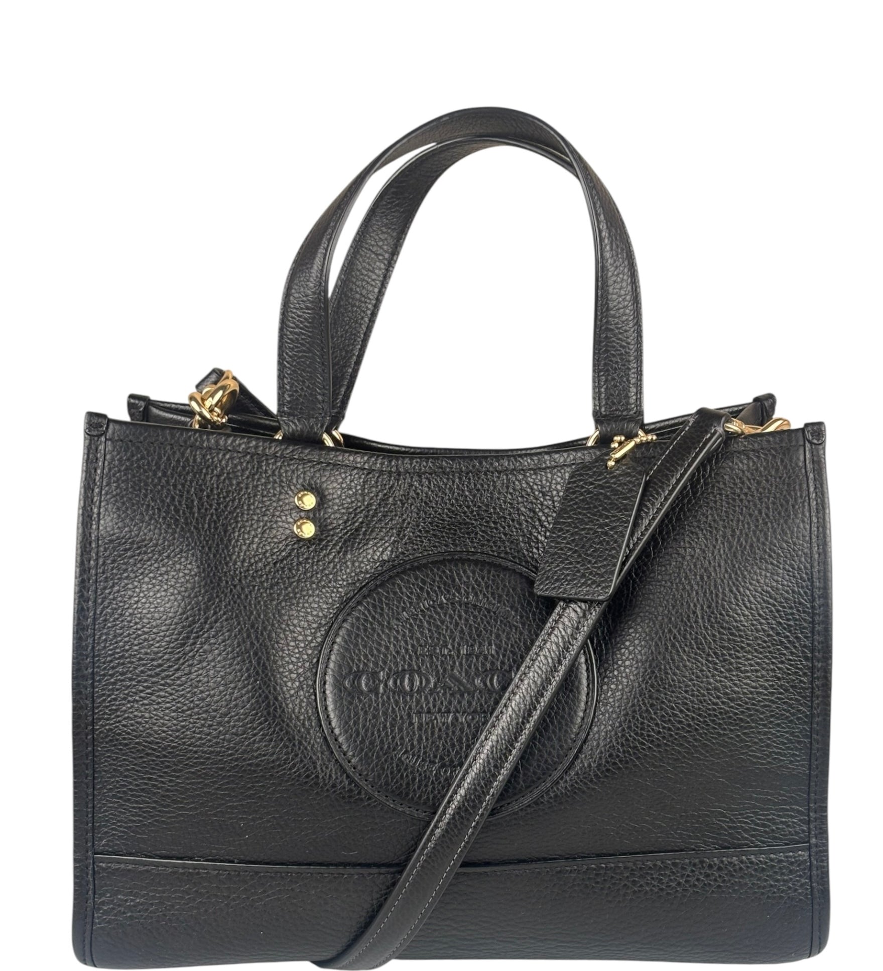 Coach Black Dempsey Carryall 2-Way Bag