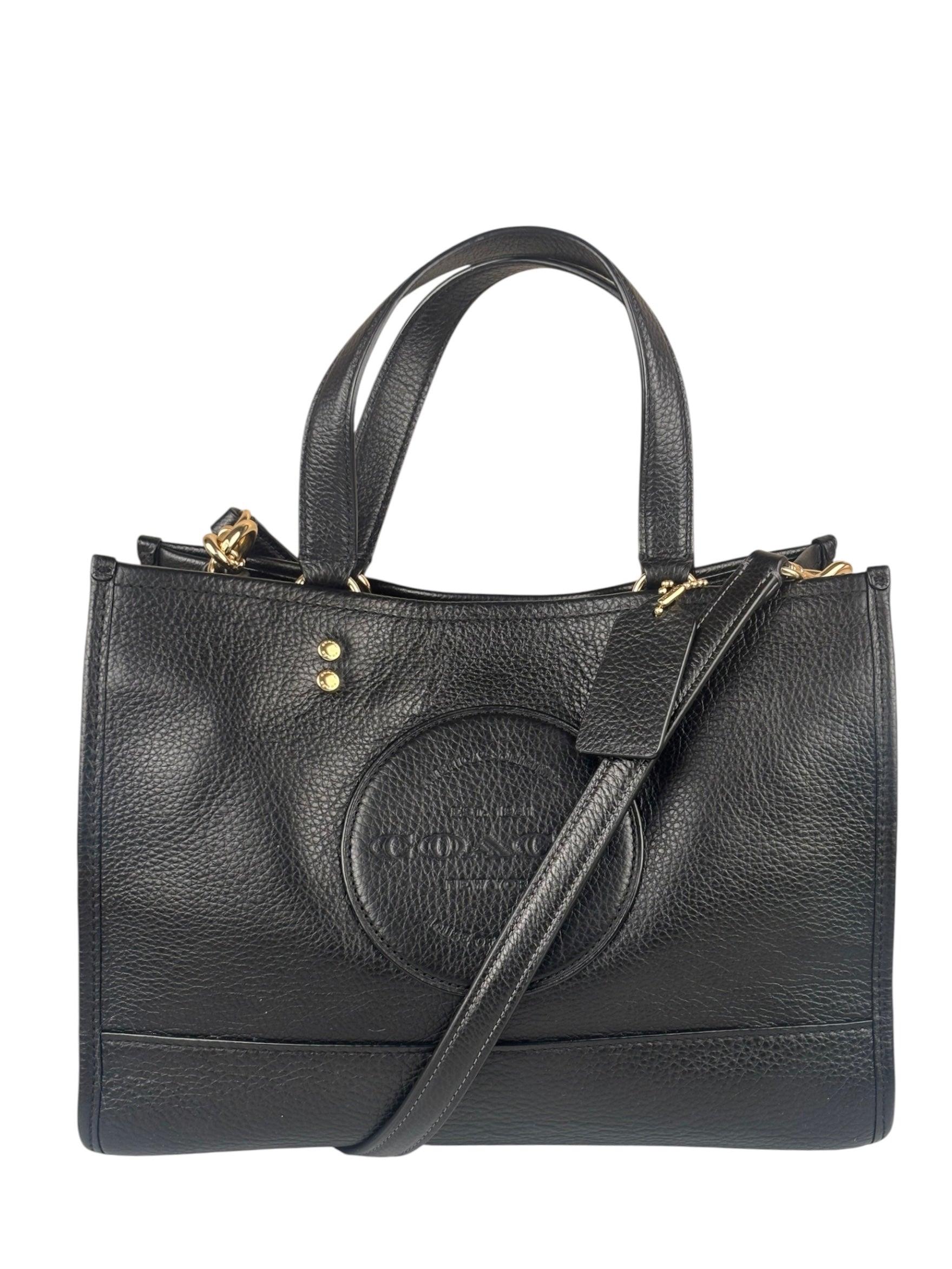 Coach Black Dempsey Carryall 2-Way Bag