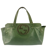 Gucci Green Leather Blondie Shoulder Bag