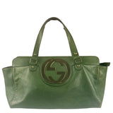 Gucci Green Leather Blondie Shoulder Bag