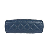 Chanel Blue Quilted Calfskin Nano Kelly Shopper Two-Way Bag 2023