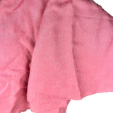 Gucci GG Pink Silk/Wool Scarf