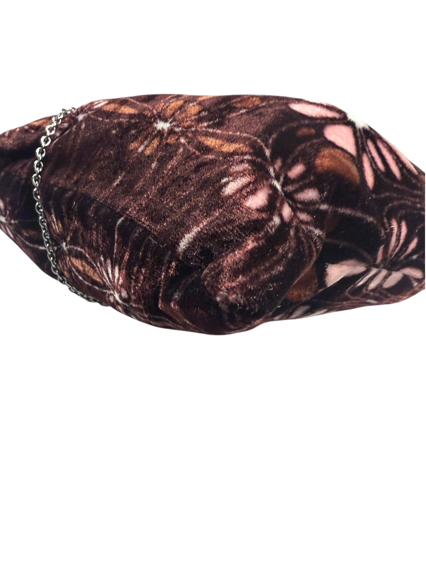 Miu Miu Multicolor Velvet/Leather Trim  Chain Crossbody Bag