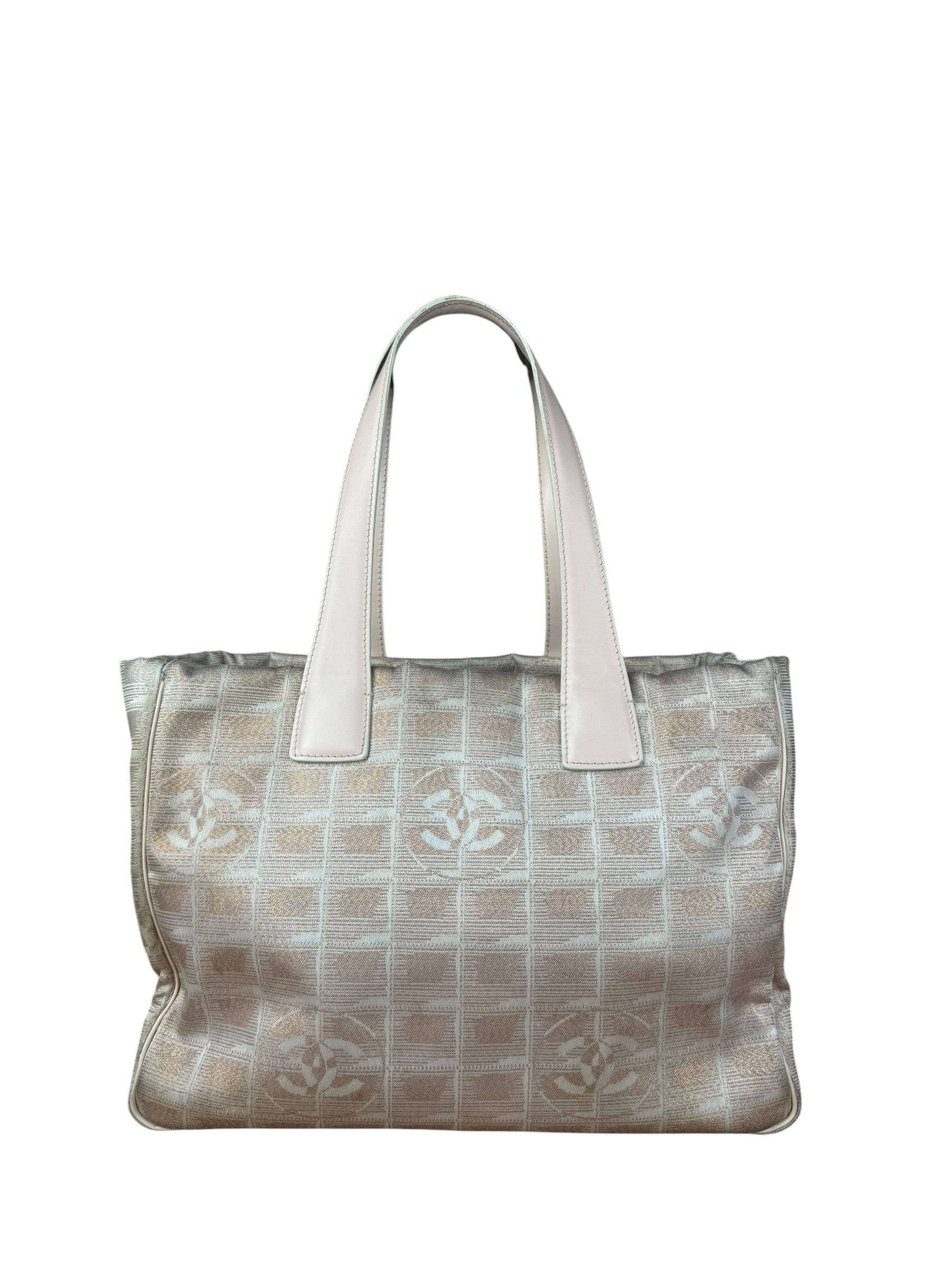 Chanel Pink Metallic Travel Line Tote