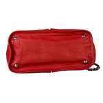 Chanel Red Quilted Leather Natural Beauty Chain Tote 2010