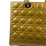 Christian Dior Gold Patent L Lady Dior