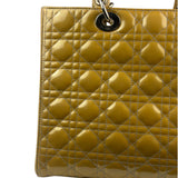 Christian Dior Gold Patent L Lady Dior