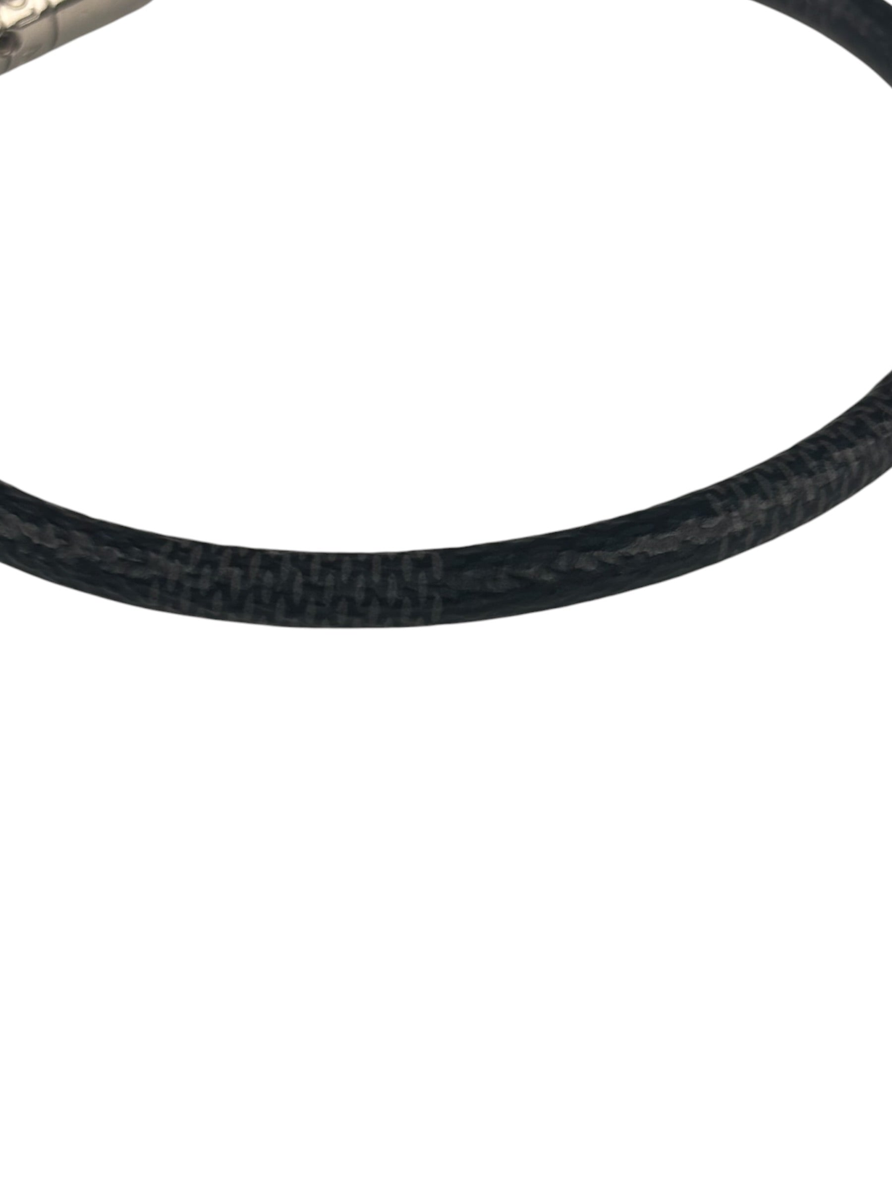 Louis Vuitton Black/Grey Damier Graphite Canvas Keep It Bracelet
