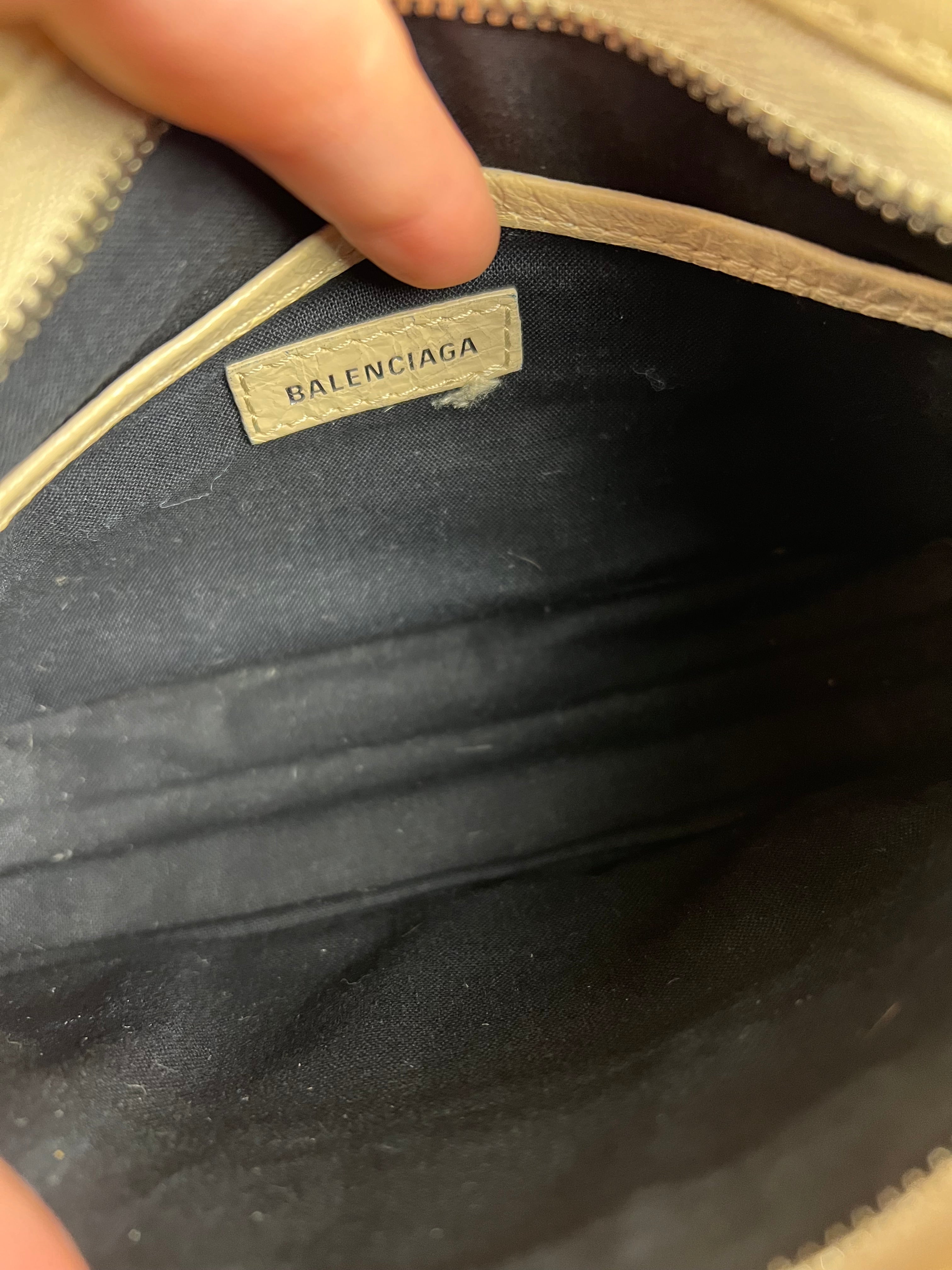 Balenciaga Beige Mini Le City Bag