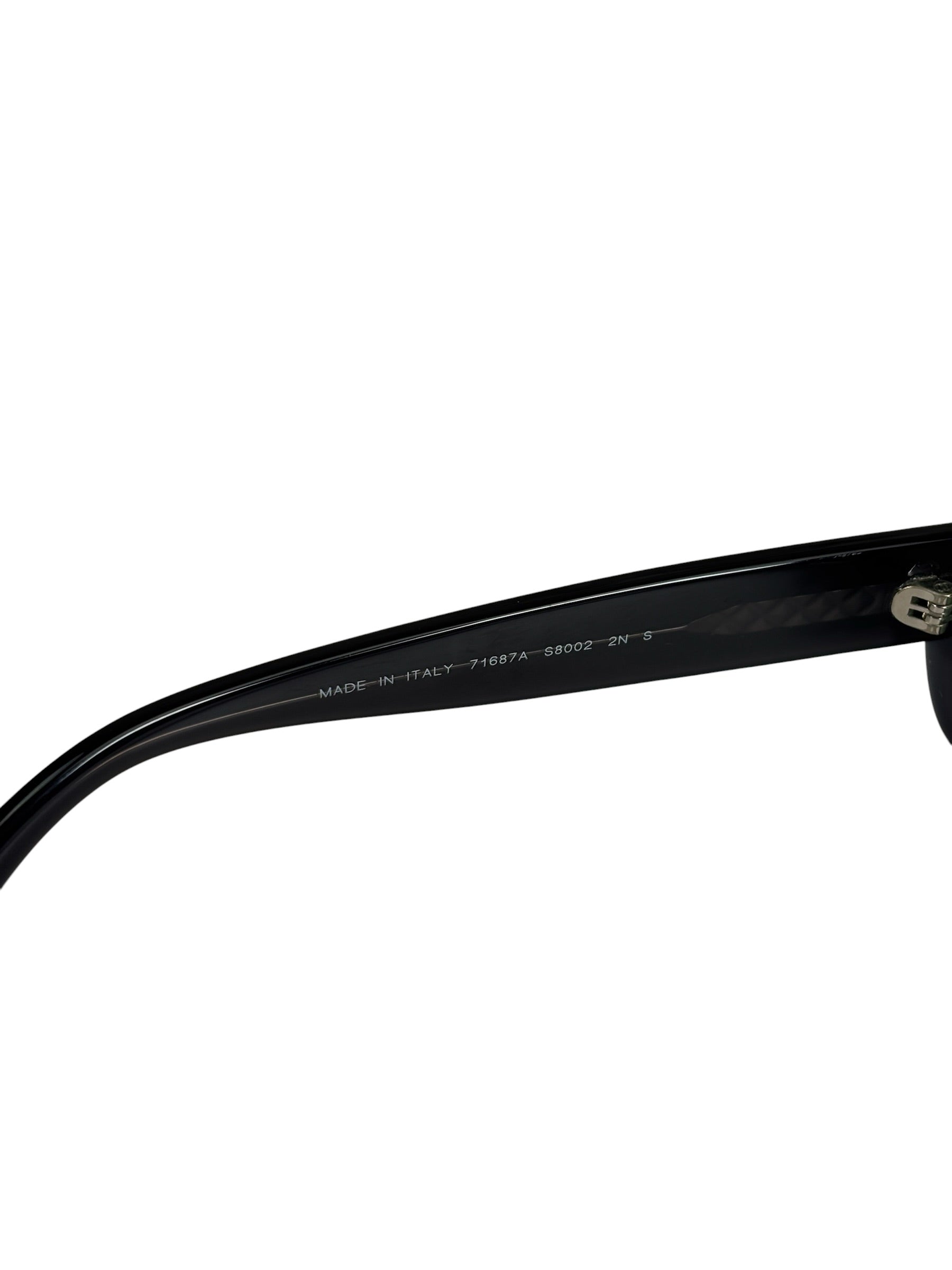 Chanel Grey/Green Rectangular 71687A Sunglasses