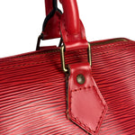 Louis Vuitton Red Epi Leather Speedy 25cm