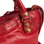 Balenciaga Red Calfskin Mini Le City Bag