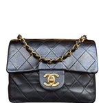 Chanel Black Leather Classic Mini Flap Bag ‘94-‘96