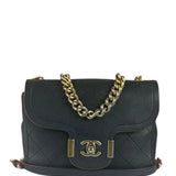 Chanel Black Quilted Archi Chic Flap Bag 2017