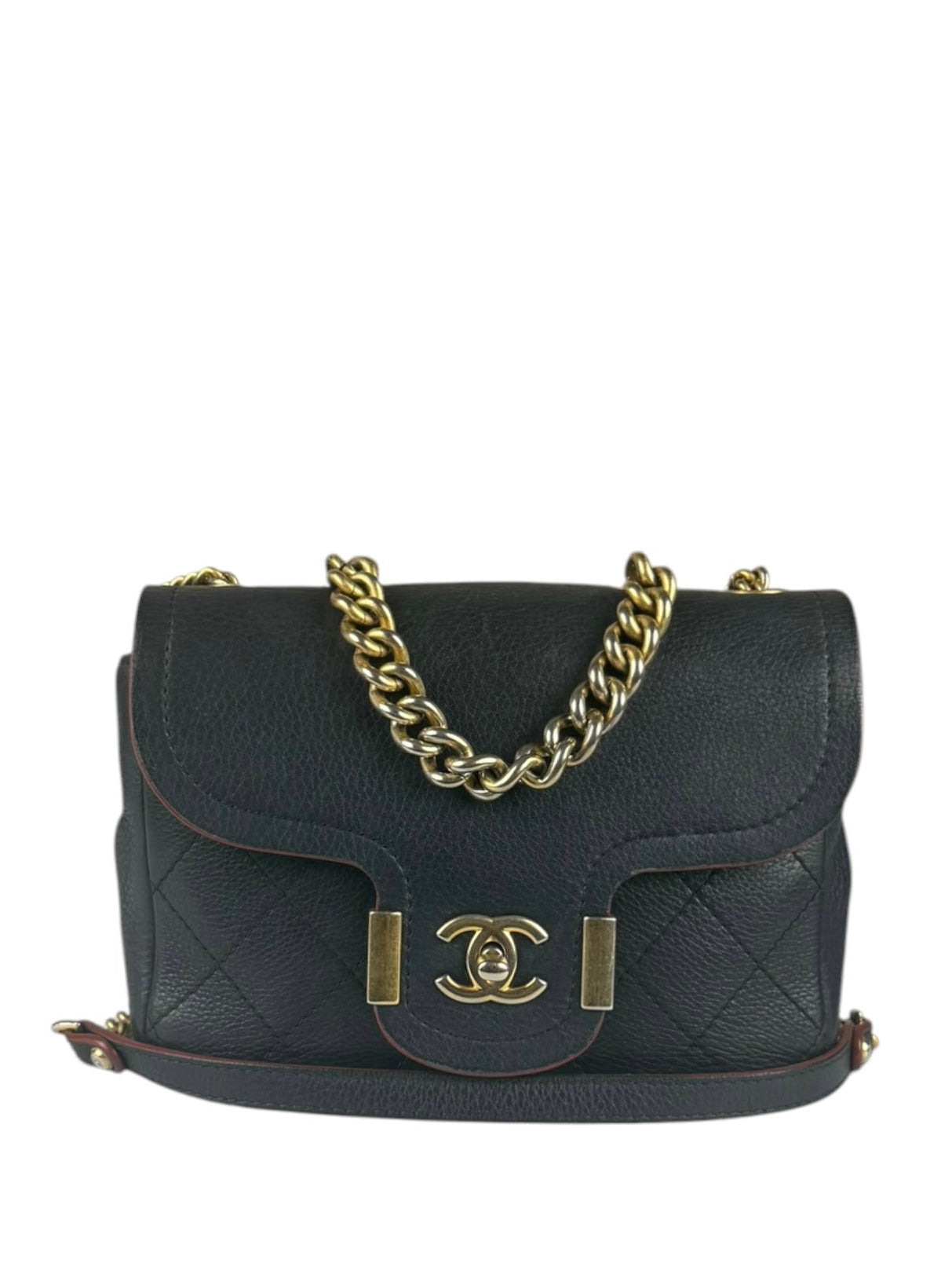 Chanel Black Quilted Archi Chic Flap Bag 2017