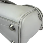 Balenciaga White Leather Bel Air Carry All Handbag