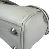 Balenciaga White Leather Bel Air Carry All Handbag