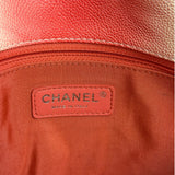 Chanel Quilted Caviar Ivory/Pink Ombre Jumbo Flap 2013
