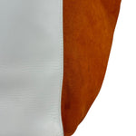 Celine Cabas Phantom Orange Suede Tote Bag