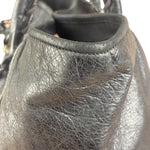 Balenciaga Vintage Black Leather Classic Sunday Tote Bag