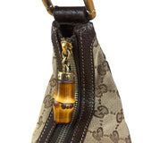Gucci GG Canvas Bamboo Horsebit Amalfi Hobo