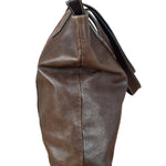 Vivienne Westwood Brown Leather Tartan Shoulder/Tote Bag