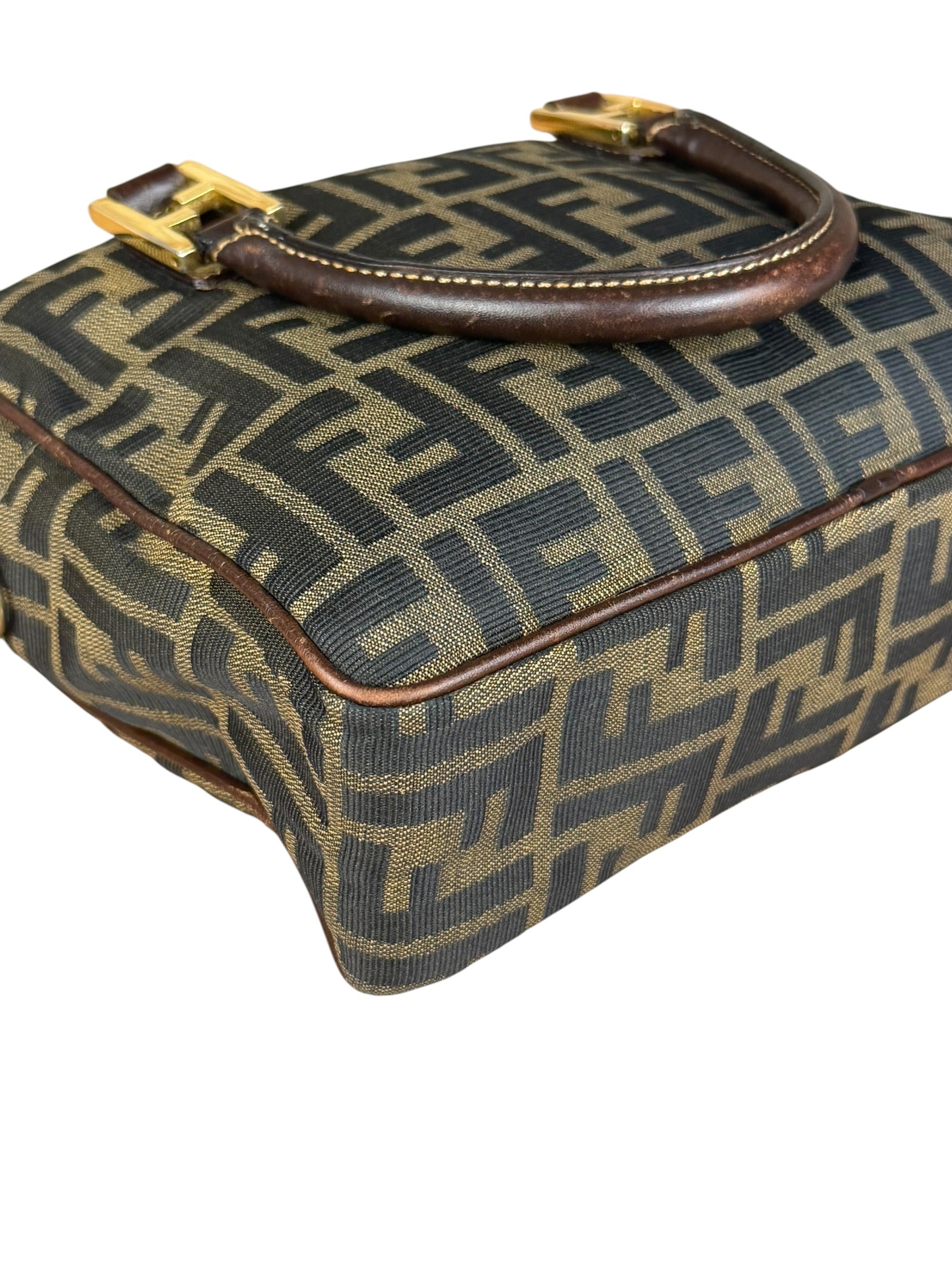Fendi FF Vintage Zucca Mini Top Handle Bag