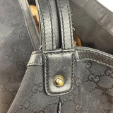Gucci GG Black Hobo Horsebit Shoulder Bag
