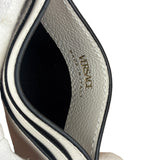 Versace White Leather Medusa Card Holder
