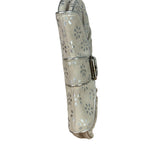 Celine Grey/Silver Suede/Leather Daisy Pochette