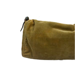 Fendi Brown Corduroy Baguette Shoulder Bag