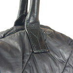 YSL Vintage Black Nylon Top Handle Bag