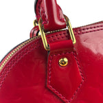 Louis Vuitton Red Vernis Alma BB Two-Way Bag