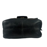Fendi Shiny Black Suede Small Baguette