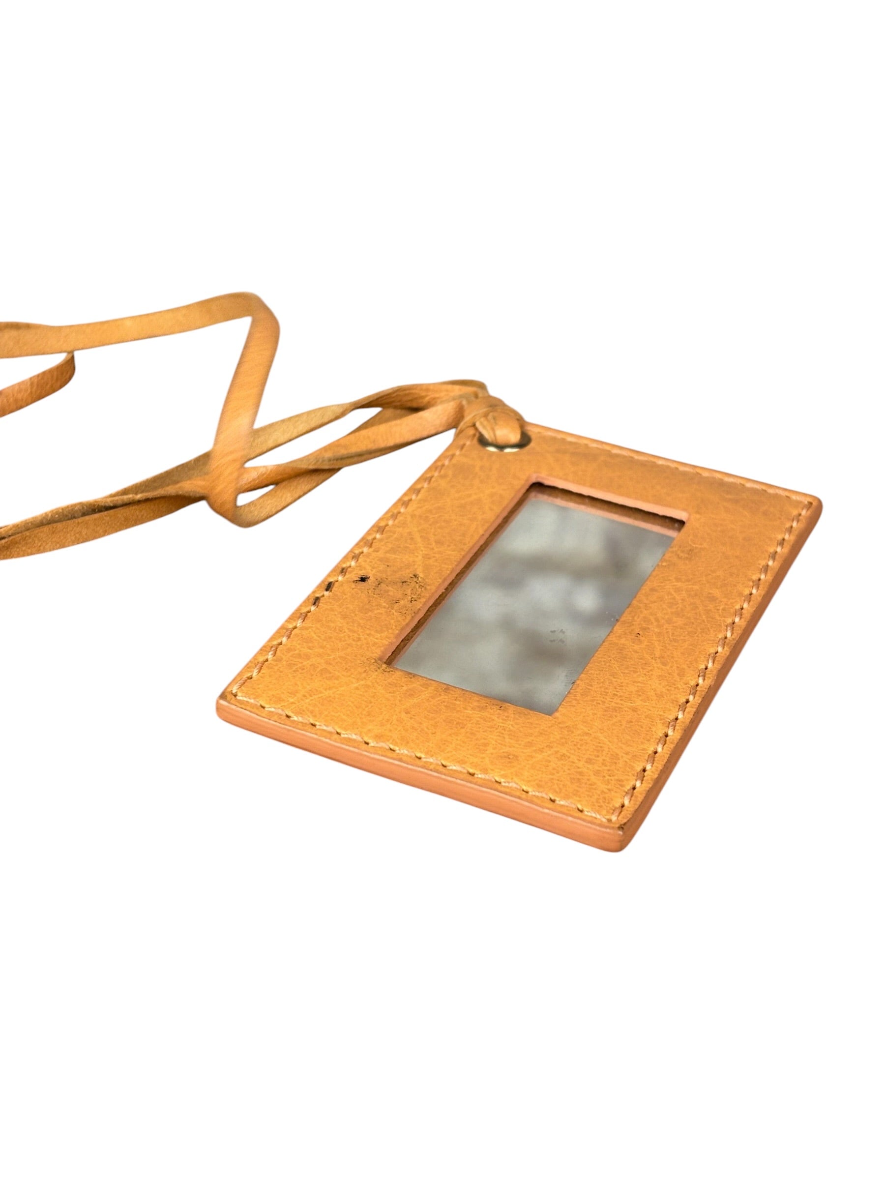 Balenciaga Peach Leather Le City Clutch