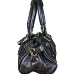 Chloé Grey Metallic Small Paddington Handbag