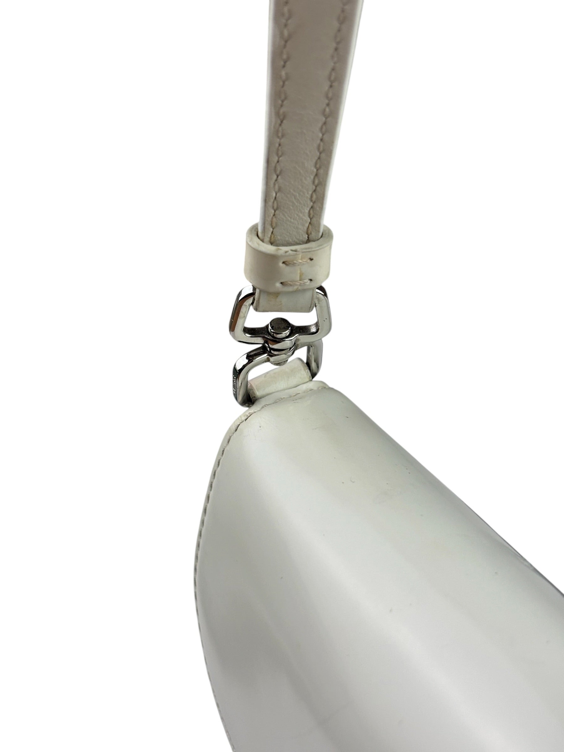 Prada White Cleo Shoulder Bag