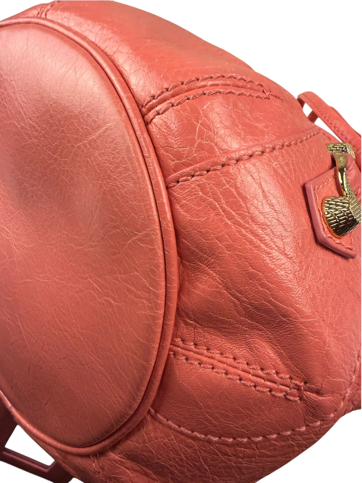 Balenciaga Pink Leather Agneau Small 21 Two-Way Bag