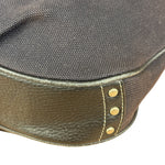Burberry Vintage Black Canvas Crossbody Bag