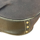 Burberry Vintage Black Canvas Crossbody Bag