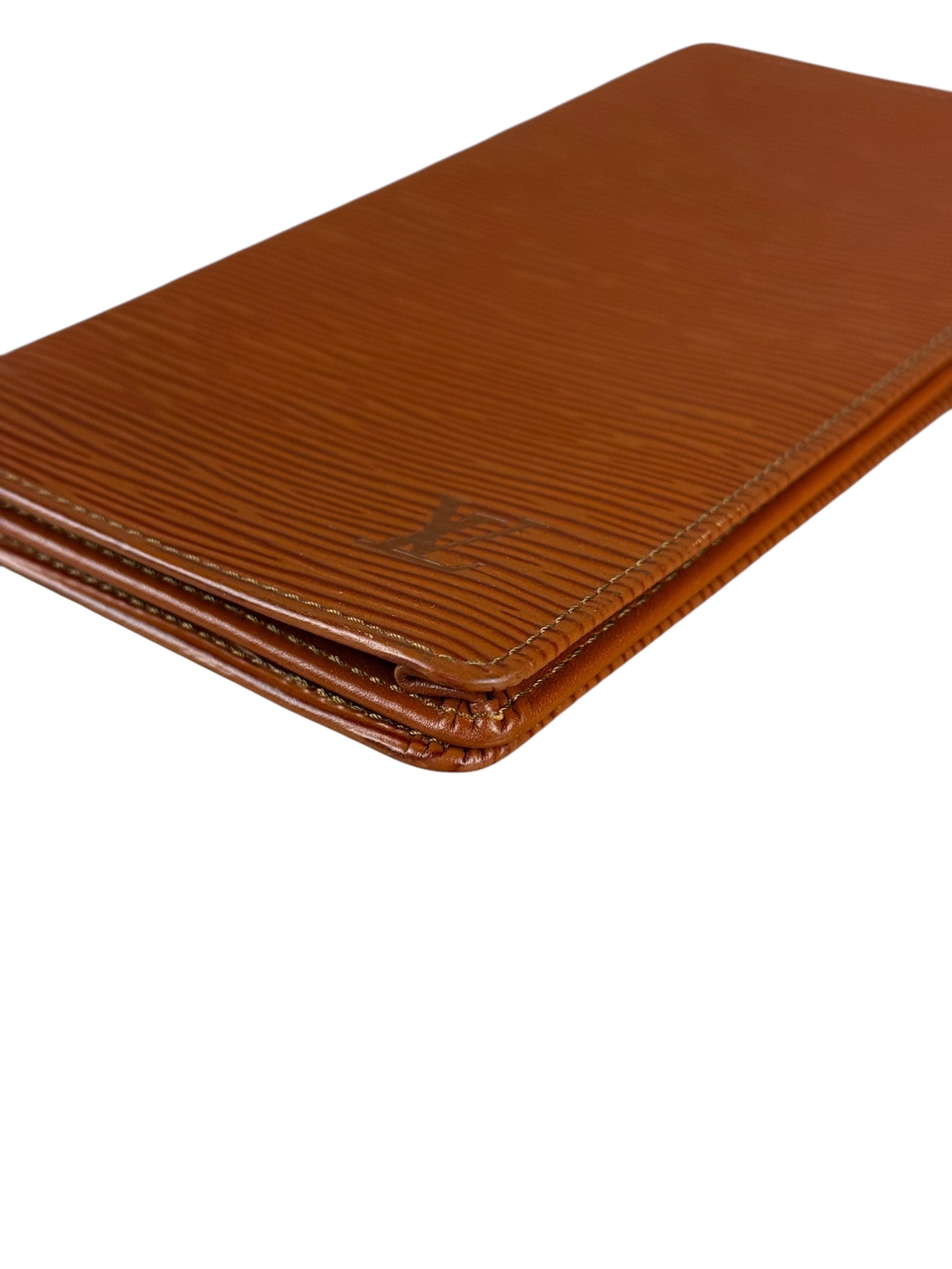 Louis Vuitton Brown Epi Long Bifold Wallet