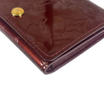 Louis Vuitton Burgundy Vernis Elise Compact Wallet