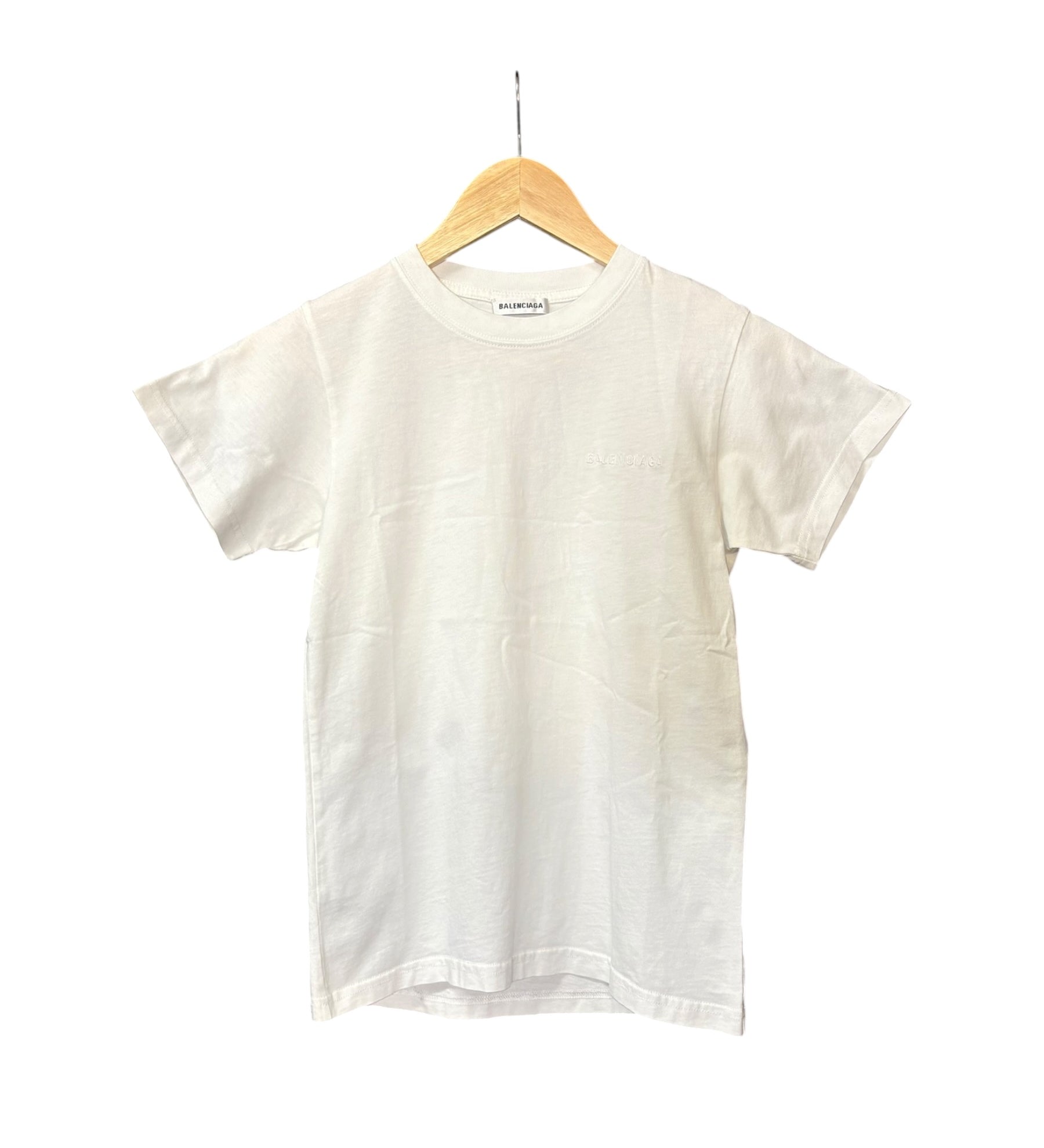 Balenciaga White Logo T-Shirt