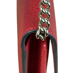 Gucci Red Interlocking G Wallet on Chain