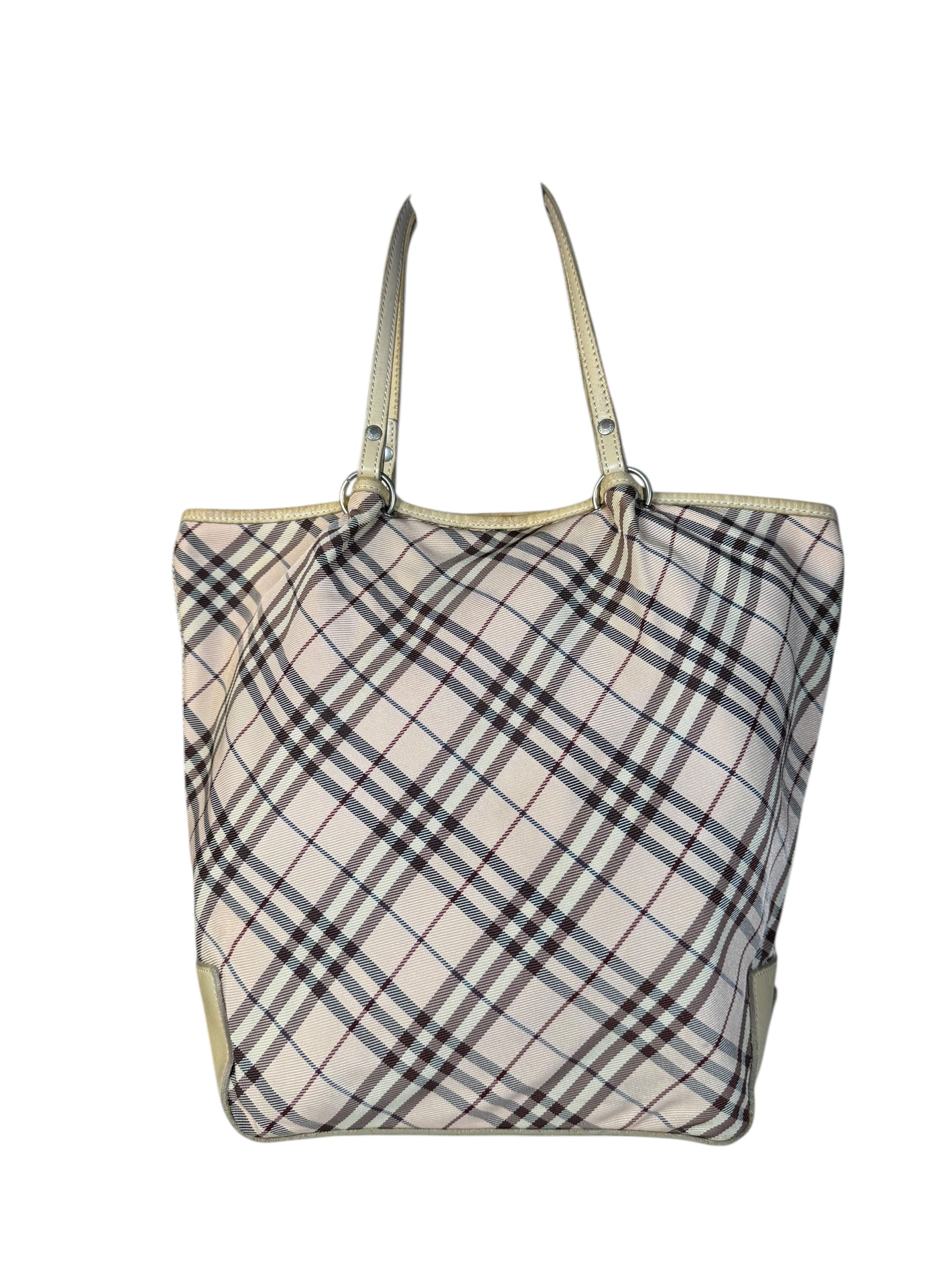 Burberry Blue Label Check Tote