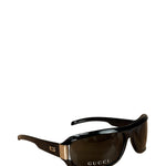 Gucci Black GG.15.1/N/S Black Injection-Frame Shield Sunglasses