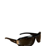 Gucci Black GG.15.1/N/S Black Injection-Frame Shield Sunglasses